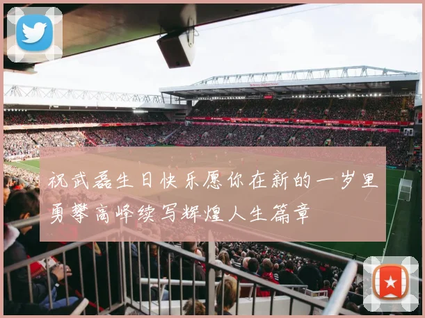祝武磊生日快乐愿你在新的一岁里勇攀高峰续写辉煌人生篇章